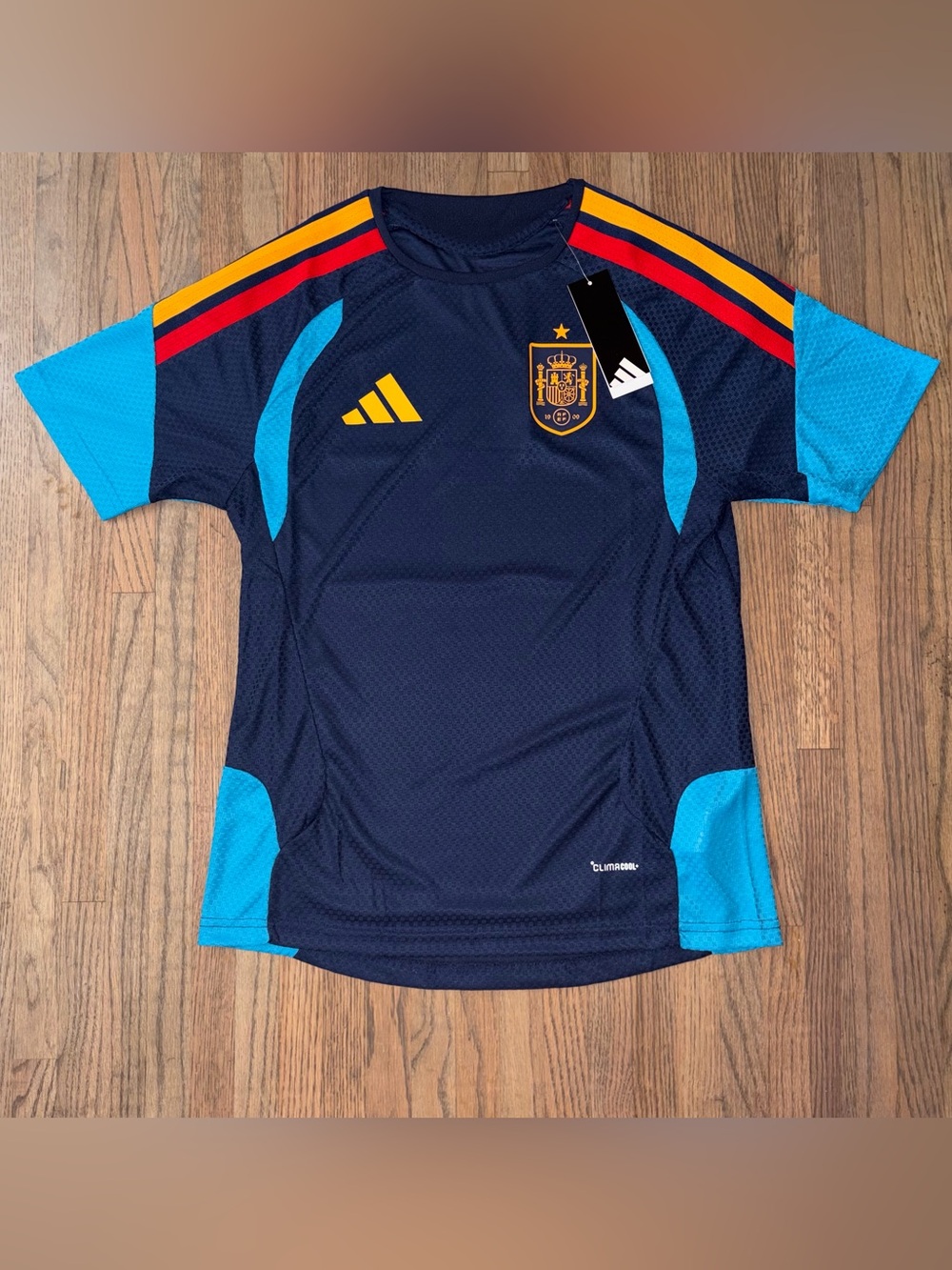 Adidas Men’s Navy & Light Blue Soccer Training Jersey 2026 World Cup Size L